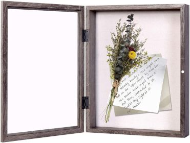 ( Don't Sell on Amazon;  Wayfair ) Front Opening Shadow Box Display Frame Case for Memorabilia;  Pins;  Awards;  Medals;  Tickets and Photos;  3 (size: 11x14 inch)